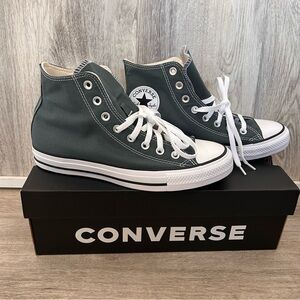 Converse High Top Sneakers True Nature Green Men's 8 - Womens 10 - New